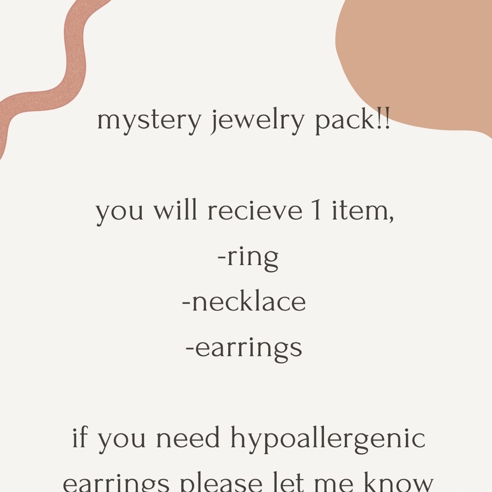 handmade mystery jewelry pack!!